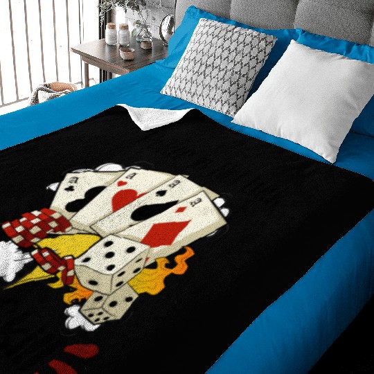 Poker Casino Poker Player Gambling Roulette Gift Baby Blankets
