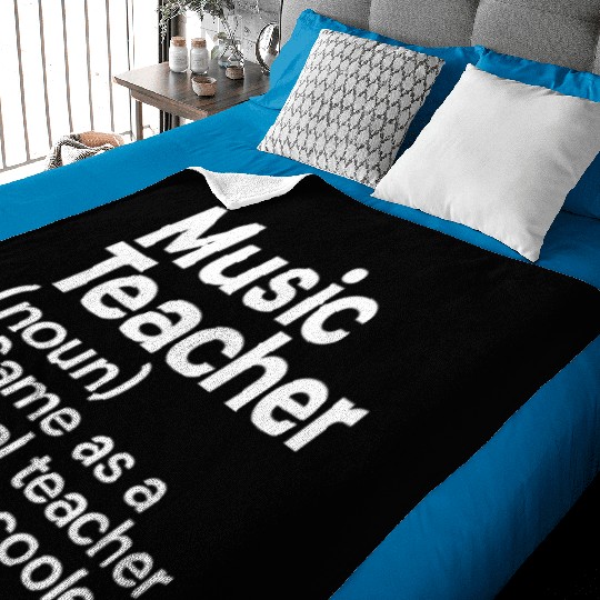 Music Teacher Baby Blankets