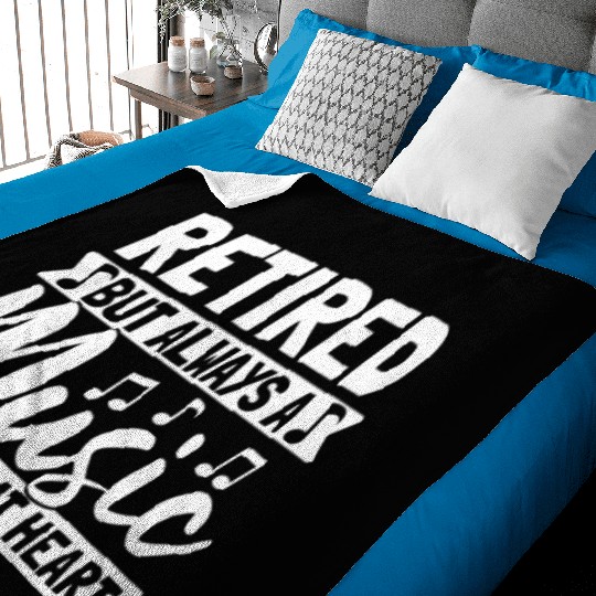 Music Teacher music nout Baby Blankets