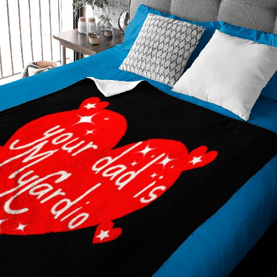your dad is my cardio, Valentine's day gift Baby Blankets