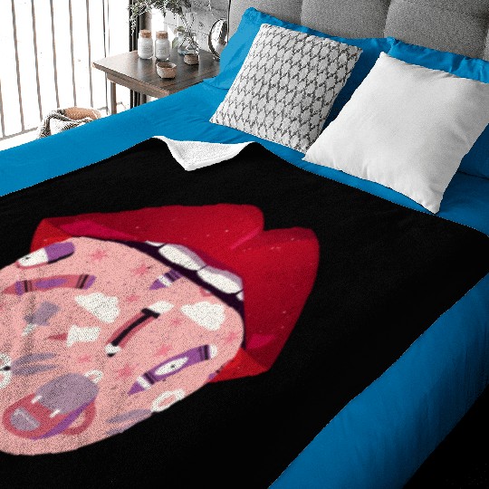 Daycare Teacher Lips Baby Blankets