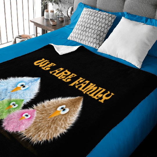 we are family 2 Baby Blankets