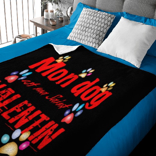 Copy of my dog is my valentine day712 Baby Blankets