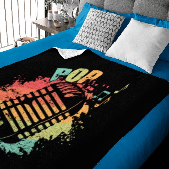 Microphone Pop Music R'n'B Singer Stars Baby Blankets