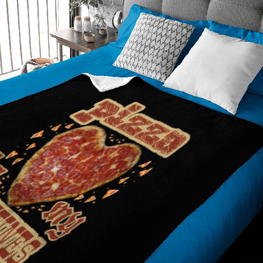 Pizza is my valentimes30 Baby Blankets