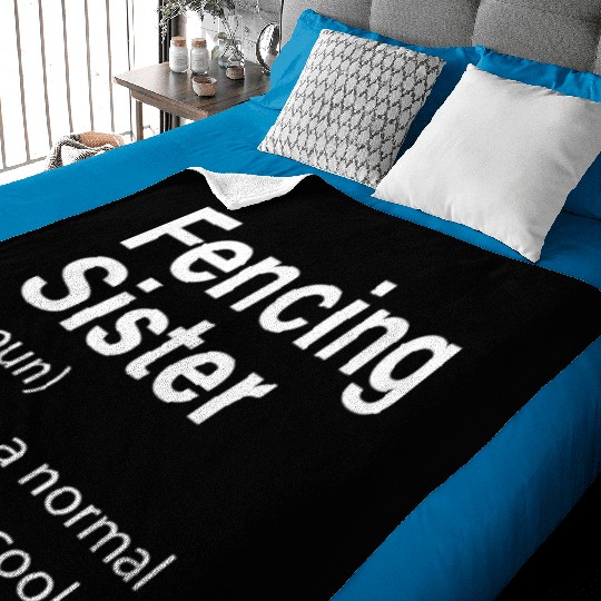 Fencing Girl Like A Normal Girl But Cooler Baby Blankets