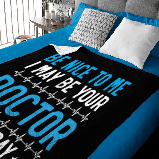 Doctor Hospital Medicine Physician Healthcare Baby Blankets