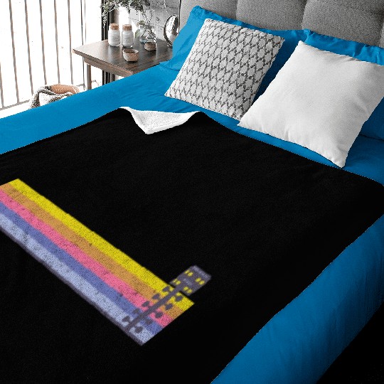 Drag Racing Race Car Retro Vintage Baby Blankets