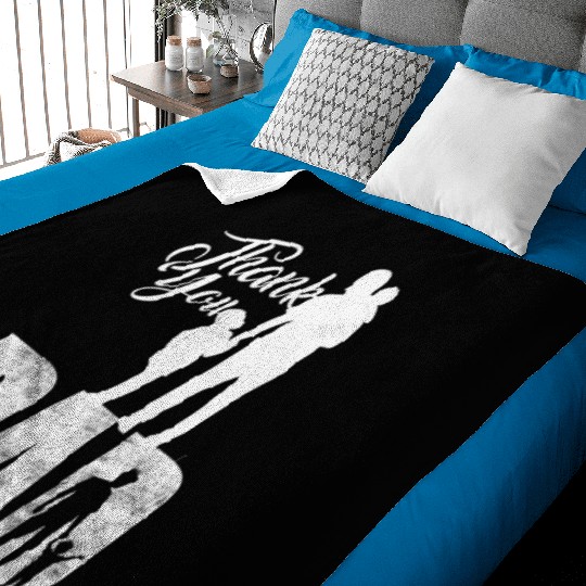 Thank you dad Baby Blankets