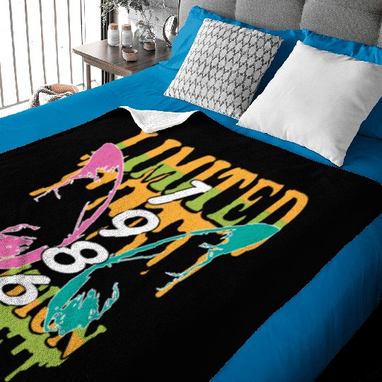 1986 Born Limited Edition Butterfly Gift Baby Blankets