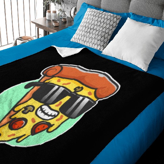 Slice Pizza Baby Blankets