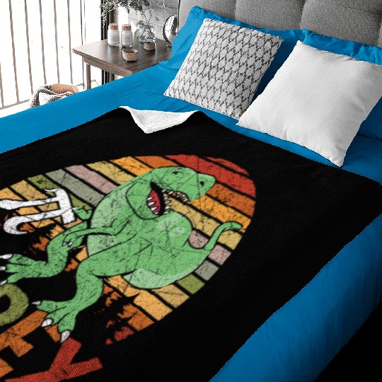 Pi-rex Dinosaur Math Teacher Mathematician Pi Day Baby Blankets