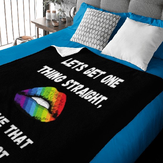 lesbian lgbtq pride valentine day 202 valentines Baby Blankets