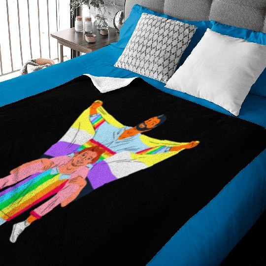 lesbian lgbtq pride valentine day 2022 valentines Baby Blankets