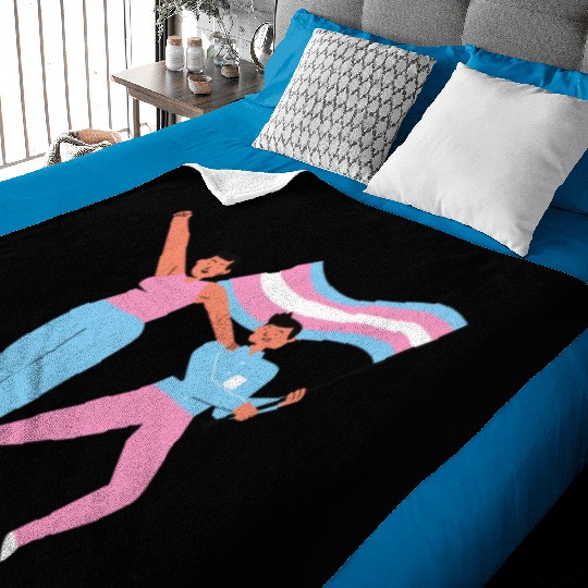 lesbian lgbtq pride valentine day 2023 valentines Baby Blankets