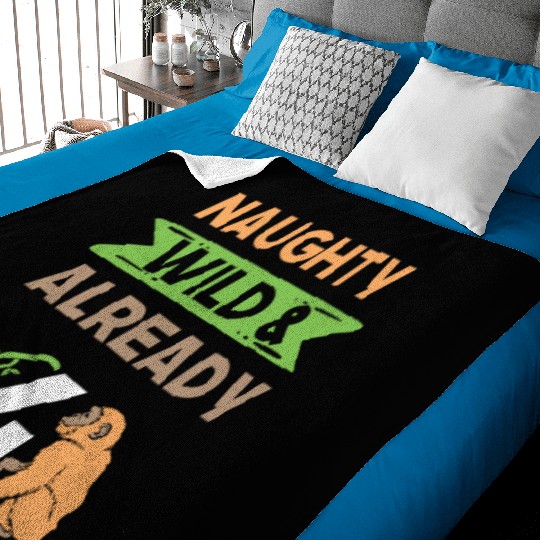 Gift 4 years birthday girl boy Ape Monkey Baby Blankets