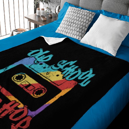Old School Hip Hop Music Direction Rap Baby Blankets