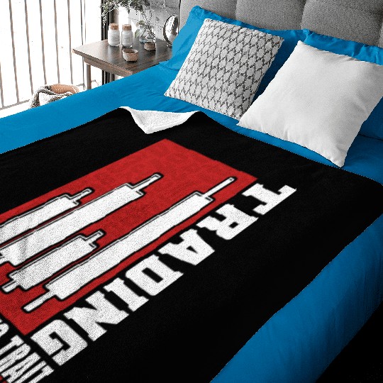 Trading Is My Toxic Trait Baby Blankets Day Trader