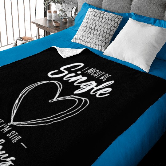 Single Status Fabulous Independent Single Quotes Baby Blankets