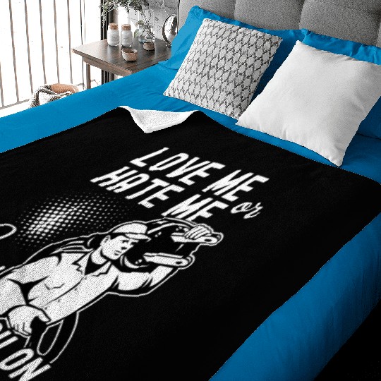 Funny Electrical Lineman Saying Thank A Lineman Baby Blankets