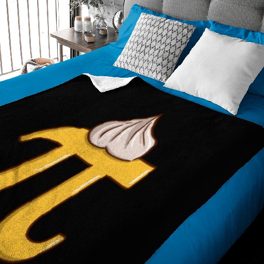 Lemon Meringue Pi - Funny Pi Day Math Teacher Baby Blankets