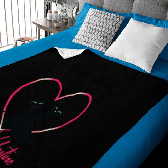 SORRY BOY MY CAT IS MY VALENTINE1673 Baby Blankets