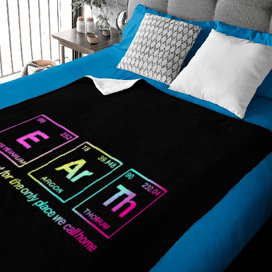 EARTH - written in elements of the periodic table Baby Blankets