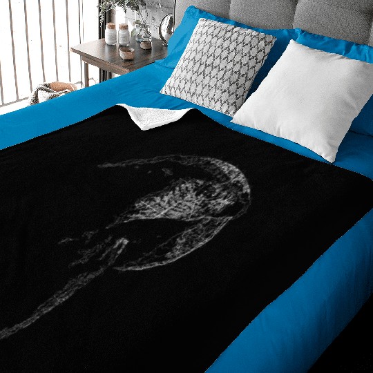 Macaw Lines Art Baby Blankets