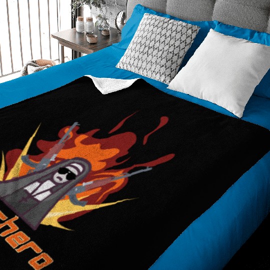 Superhero Nun Action Design Baby Blankets