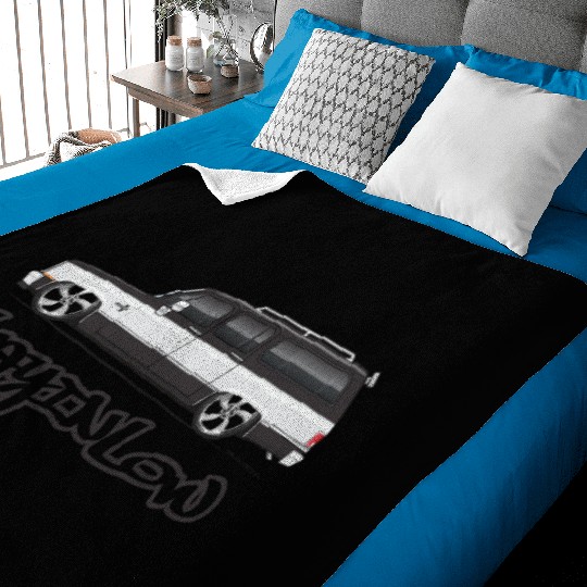 LAYLOW Midnight Black Baby Blankets