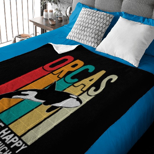 King Orca, Ruler of the Seas Baby Blankets
