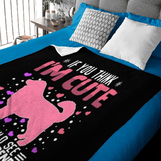 Great Pyrenees Heart Valentine's Day Animal For Baby Blankets