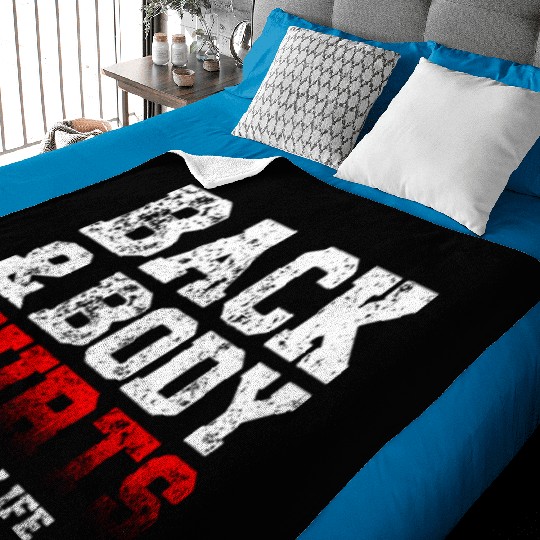 Back And Body Hurts Mailman Mail Postal Worker Baby Blankets