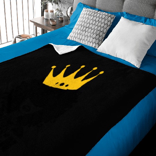 Black Queen Baby Blankets