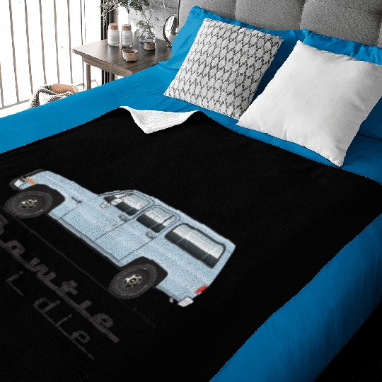 bowtie Light Blue Baby Blankets