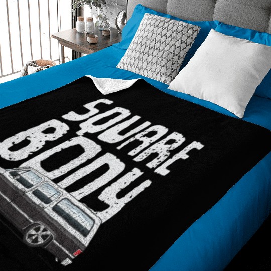 square body Frost White Baby Blankets