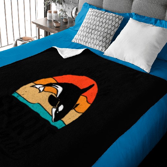 The Orca My Spirit Animal Baby Blankets