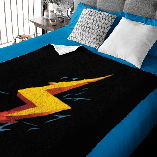 lightning bolt Baby Blankets