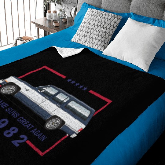 1982 Midnight Blue Baby Blankets