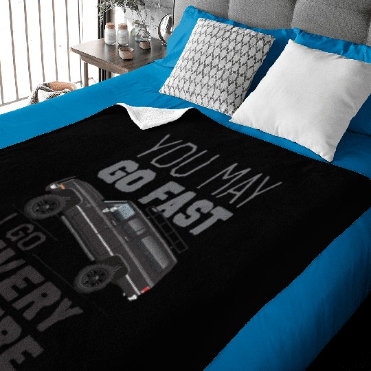 you Midnight Black Baby Blankets