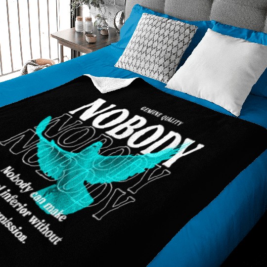 Nobody Dove Streetwear Baby Blankets