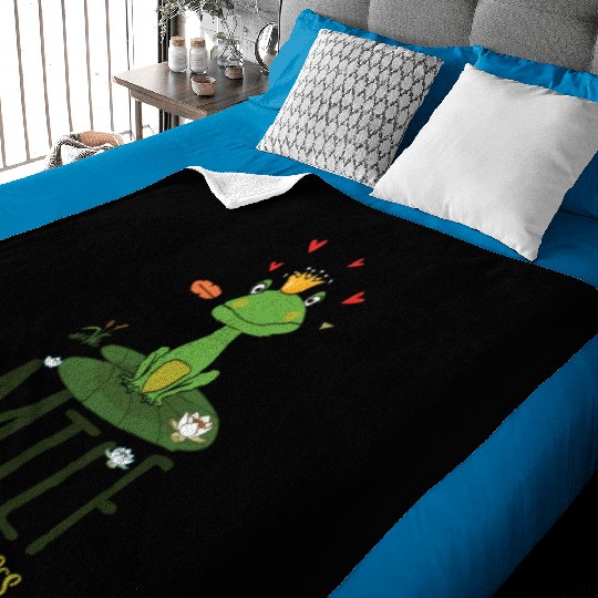 milf man i love frogs Baby Blankets