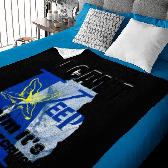 i can't keep calm it's my first cruise Baby Blankets