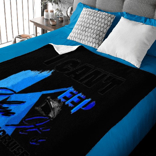 i can't keep calm it's my first cruise Baby Blankets