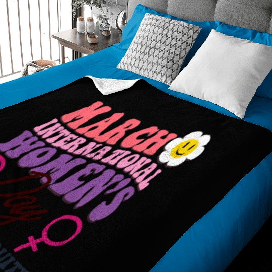 International Women's Day 2023 Theme Embrace Equit Baby Blankets