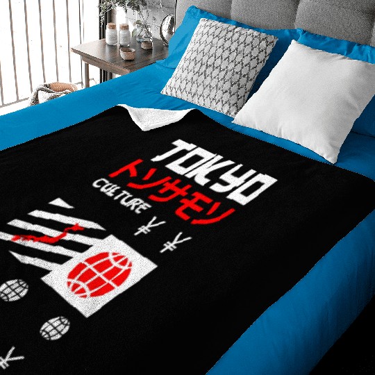 Tokyo Culture Live the Expensive Life Baby Blankets