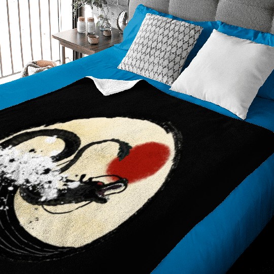 Chinese Dragon Baby Blankets