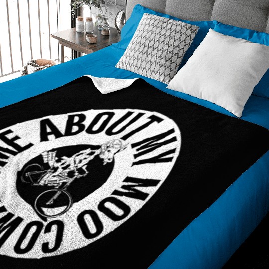 Ask Me About My Moo Cow Baby Blankets