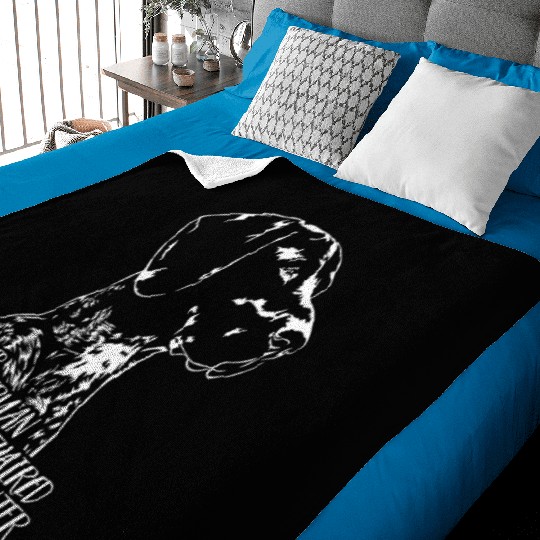 Loved by a German Shorthaired Pointer dog mom Baby Blankets