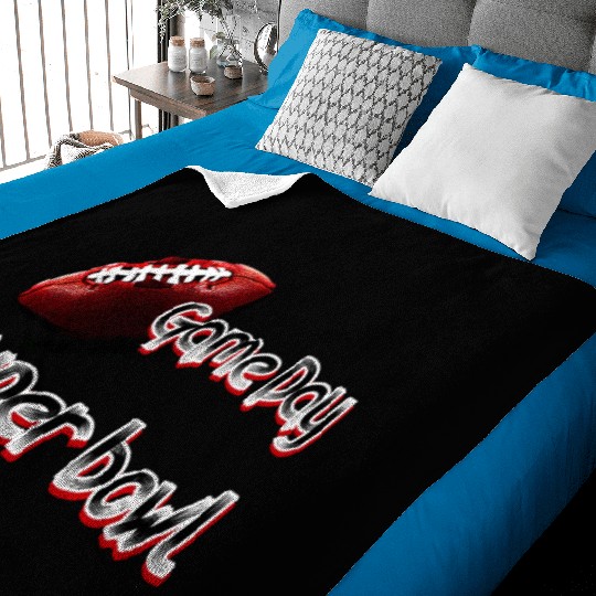super bowl sunday Baby Blankets